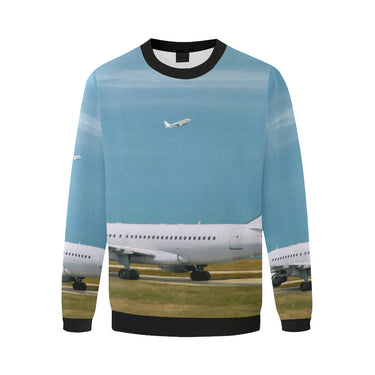 HOODIE - 31 Men's Oversized Fleece Crew Sweatshirt e-joyer